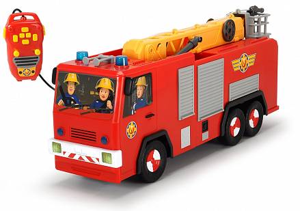 Машинка на д/у - Пожарный Сэм - Пожарная машина Юпитер со светом и звуком, 62 см 