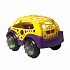 Машинка-неразбивайка желто-фиолетовая  - миниатюра №3