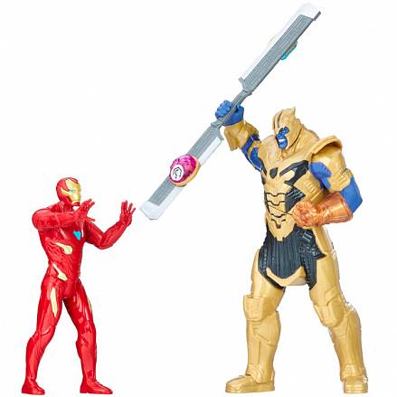Набор фигурок Avengers Movie - Танос и Железный Человек 