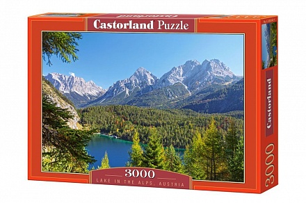 Пазлы Castorland - Озеро в Альпах Австрия, 3000 элементов 