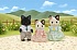 Семья Черно-белых котов из серии Sylvanian Families, 3 фигурки  - миниатюра №3