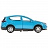 Машина металлическая Toyota Rav4, 12 см, открываются двери, инерционная, синяя  - миниатюра №2