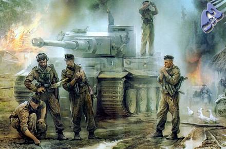 Модель для склеивания - Немецкие танкисты 