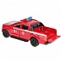 Машина инерционная металлическая Ford Ranger пикап – Пожарный, 12 см, открываются двери  - миниатюра №1