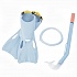 Набор для ныряния - Флаппер с маской, трубкой и ластами, от 3 лет, 2 цвета  - миниатюра №1