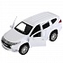 Машина металлическая Mitsubishi Pajero Sport 12 см, открываются двери, инерционная, цвет - белый  - миниатюра №3