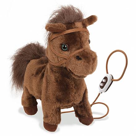 Интерактивная игрушка – Пони, озвученная, на пульте-поводке 