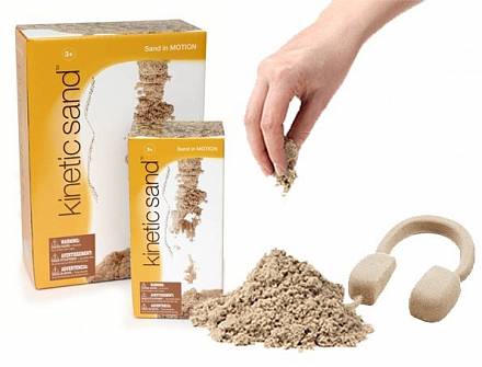 Кинетический песок коричневый Kinetic Sand 5 кг