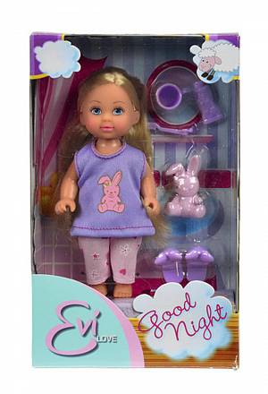 Кукла с аксессуарами - Еви в пижаме 