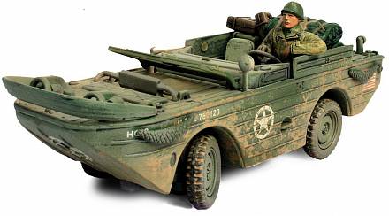 Коллекционная модель – американский военный автомобиль-амфибия , Нормандия, 1944, 1:32 