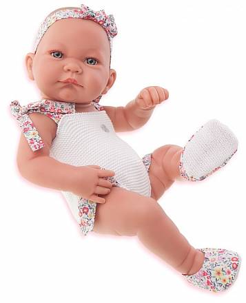 Кукла-младенец Ника в белом, 42 см. 