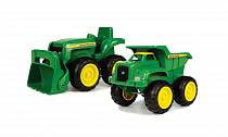 Набор для песочницы - Трактор и самосвал John Deere (Tomy, 42952st) Набор для песочницы - Трактор и самосвал John Deere (Tomy, 42952st)