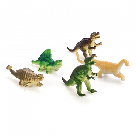 Набор – Рассказы о животных, 5 фигурок динозавров, 13 см  