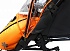 Санки-коляска Snow Galaxy City-1 - Панда на оранжевом, на больших колесах Eva, сумка, варежки  - миниатюра №3