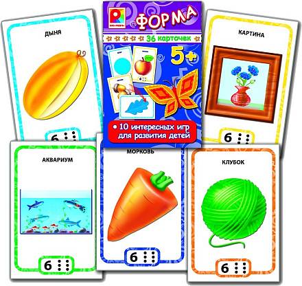 Игра настольная - Форма из серии Игры с карточками
