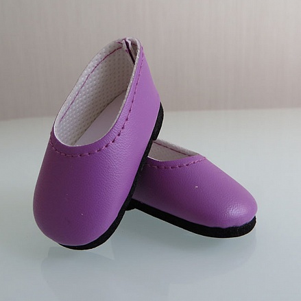 Туфли фиолетовые, для кукол 32 см 