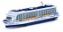 Металлическая модель Круизный Лайнер Ocean Cruise 20 см, свет + звук, инерционный  - миниатюра №1