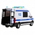 Полицейский фургон - Ford Transit инерционный, открываются двери, 22,5 см, свет и звук  - миниатюра №2