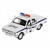 Модель автомобиля Газ 2101 – Волга полиция, инерционная, белый, 12 см, свет и звук  - миниатюра №3