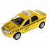 Металлическая инерционная машина - Renault Logan Такси, масштаб 1:43, со светом и звуком  - миниатюра №3