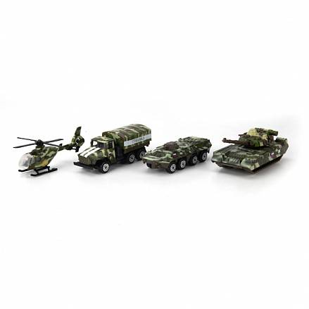 Набор из 2-х металлических моделей - Военная техника, 7,5 см  