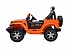 Электромобиль Джип Jeep Rubicon, оранжевый, свет и звук  - миниатюра №1