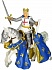 Фигурка Игровая фигурка – рыцарь Сэнт Луис и его конь  - миниатюра №1