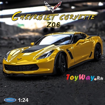 Модель машины – Chevrolet Corvette, масштаб 1:24 