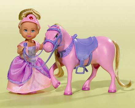Кукла Еви с магической лошадкой 