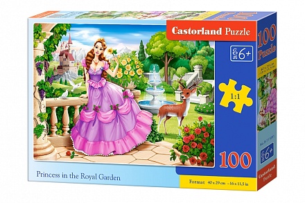Пазлы Castorland - Принцесса в саду, 100 элементов 