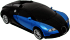 Робот на р/у, трансформирующийся в спортивный автомобиль, 30 см, синий  - миниатюра №4