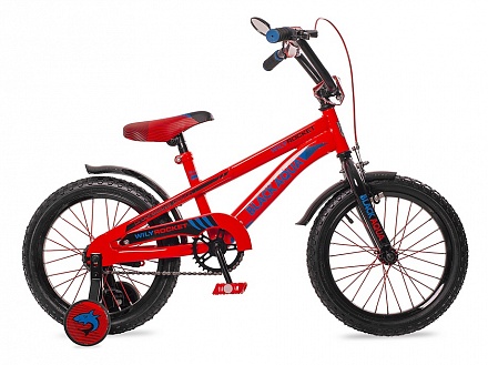 Велосипед 2-х колесный BA Wily Rocket, огненно-красный, диаметр колес 16 дюйм, 1 скорость 