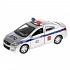 Машина металлическая Hyundai Solaris Полиция 12 см, открываются двери и багажник, инерционная  - миниатюра №3