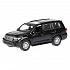 Металлическая инерционная машина - Toyota Land Cruiser, 12,5 см, черный, открываются двери  - миниатюра №2