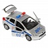 Металлическая инерционная машина – Ford Focus хэтчбек Полиция, 12 см, открывающиеся двери и багажник  - миниатюра №4