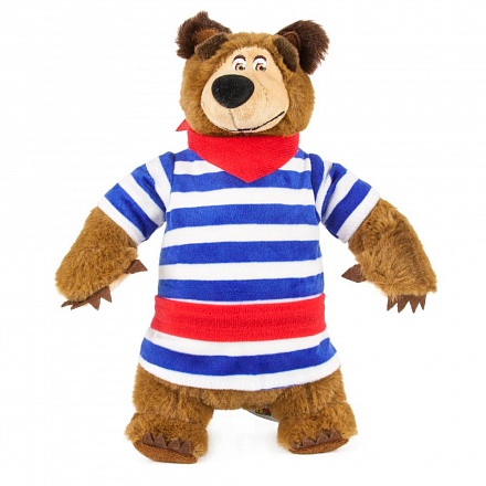 Мягкая игрушка Медведь-моряк Маша и Медведь 26 см 
