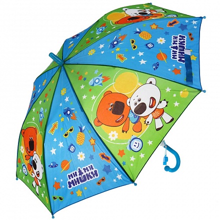 Детский зонт Ми-ми-мишки 45 см со свистком 