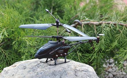 Вертолёт Чёрный принц с гироскопом на ИК-управлении 