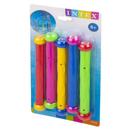 Подводные палочки для игр, 5 цветов, от 6 лет 