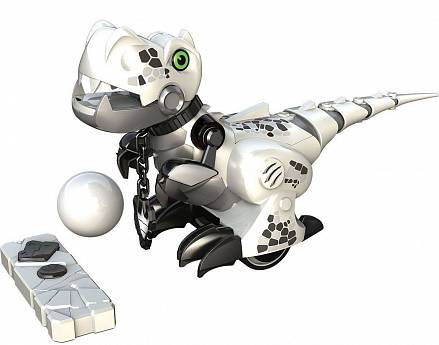 Робот Silverlit интерактивный «Приручи динозавра», белый 