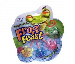 Игрушка-антистресс Лизун - Лягушки Frog Feast (Junfa Toys, 13016B-4) - миниатюра