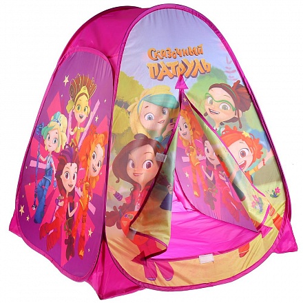 Палатка детская игровая – Сказочный патруль, 81 х 90 х 81 см, в сумке 