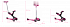 Самокат-каталка Globber Evo Comfort Play 5 In 1, розовый  - миниатюра №1