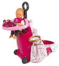 Набор для сна и купания пупса в чемодане из серии Baby Nurse (Smoby, 220316) Набор для сна и купания пупса в чемодане из серии Baby Nurse (Smoby, 220316)
