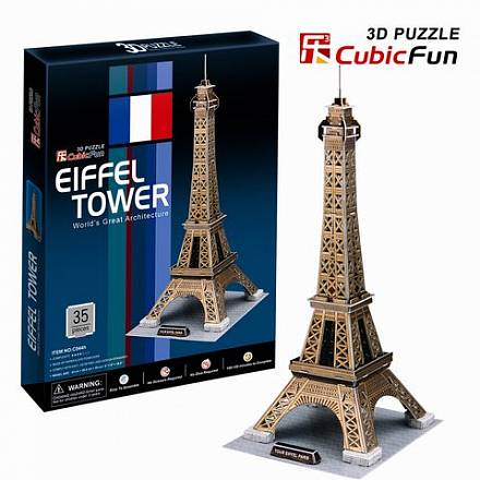 Трёхмерные пазлы Париж – Эйфелева башня 