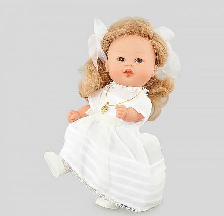 Кукла D'nenes – Бебетин в белом платье, 21 см 
