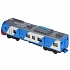 Модель Скоростной поезд Ласточка 32.5 см., свет и звук, двери открываются, пластиковый, синий  - миниатюра №1