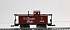 Служебный вагон-камбуз для товарного поезда Mehano Santa FE-EU/Black W  - миниатюра №2