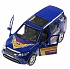 Машина металлическая Land Rover Discovery Спорт 12 см, свет-звук, инерция, синяя  - миниатюра №1