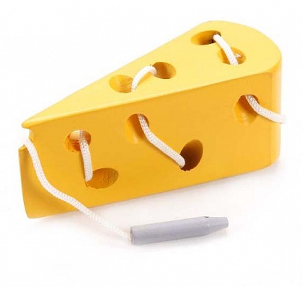 Развивающая деревянная игрушка - Сыр 